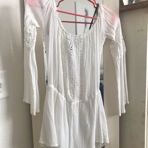 Forever 21 white romper